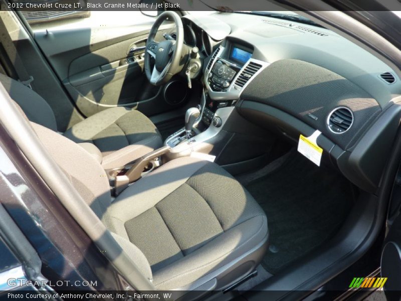 Black Granite Metallic / Jet Black 2012 Chevrolet Cruze LT