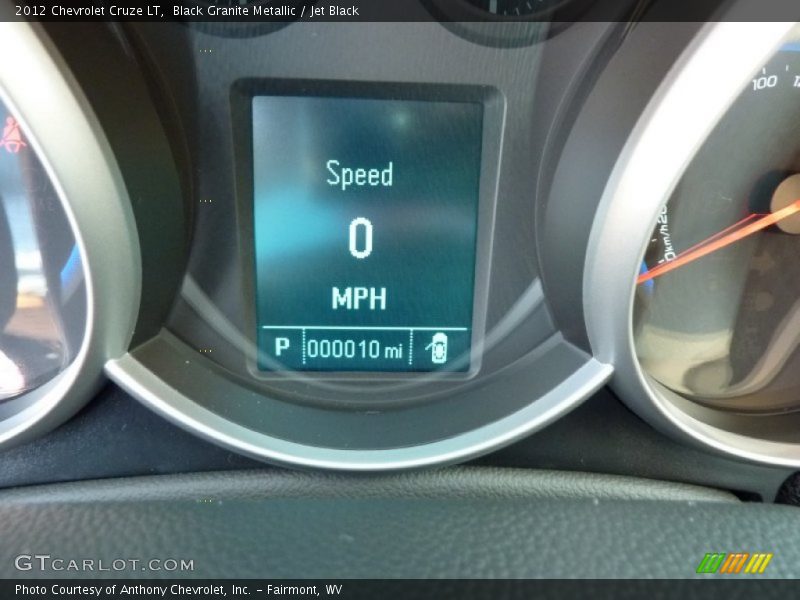 Black Granite Metallic / Jet Black 2012 Chevrolet Cruze LT