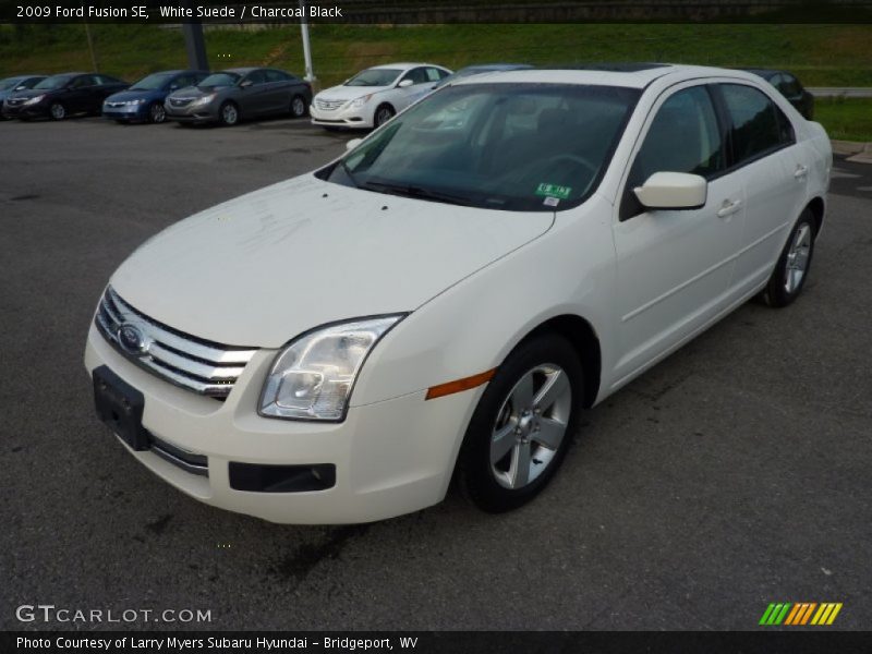 White Suede / Charcoal Black 2009 Ford Fusion SE