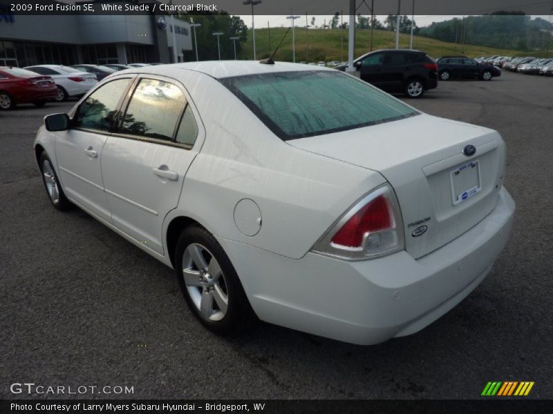 White Suede / Charcoal Black 2009 Ford Fusion SE