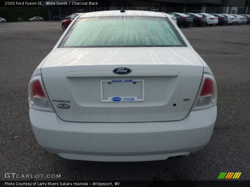White Suede / Charcoal Black 2009 Ford Fusion SE