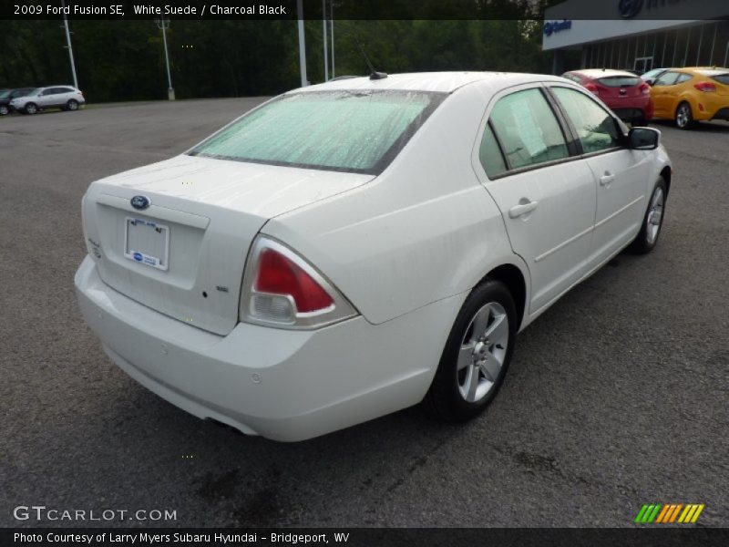 White Suede / Charcoal Black 2009 Ford Fusion SE