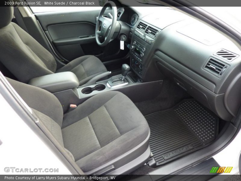 White Suede / Charcoal Black 2009 Ford Fusion SE