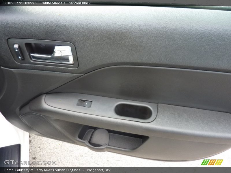 White Suede / Charcoal Black 2009 Ford Fusion SE
