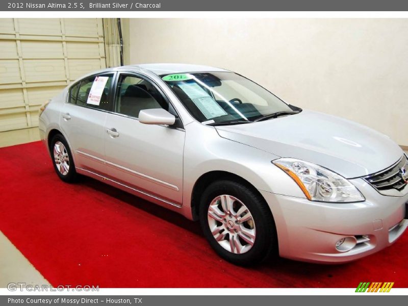 Brilliant Silver / Charcoal 2012 Nissan Altima 2.5 S