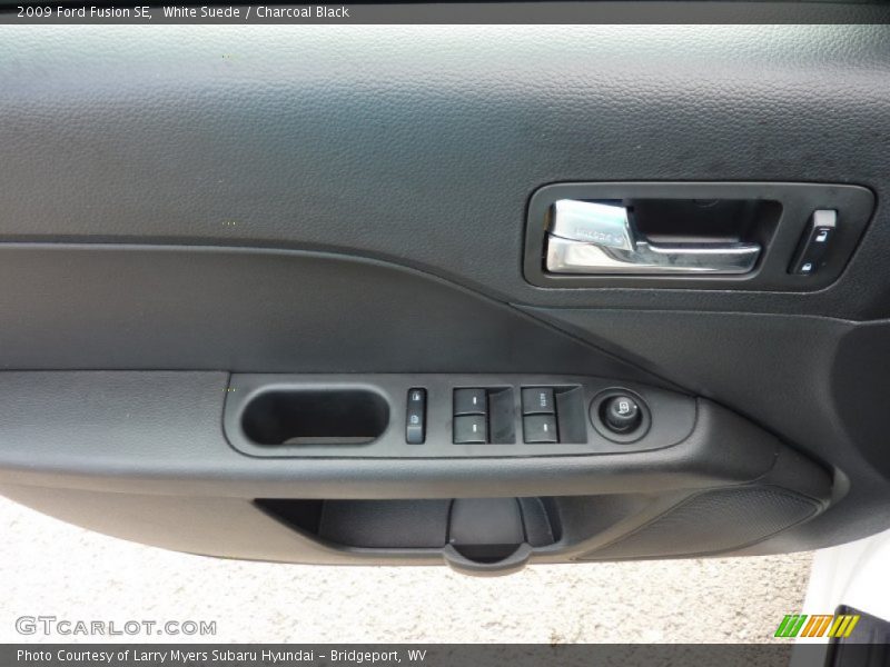 White Suede / Charcoal Black 2009 Ford Fusion SE