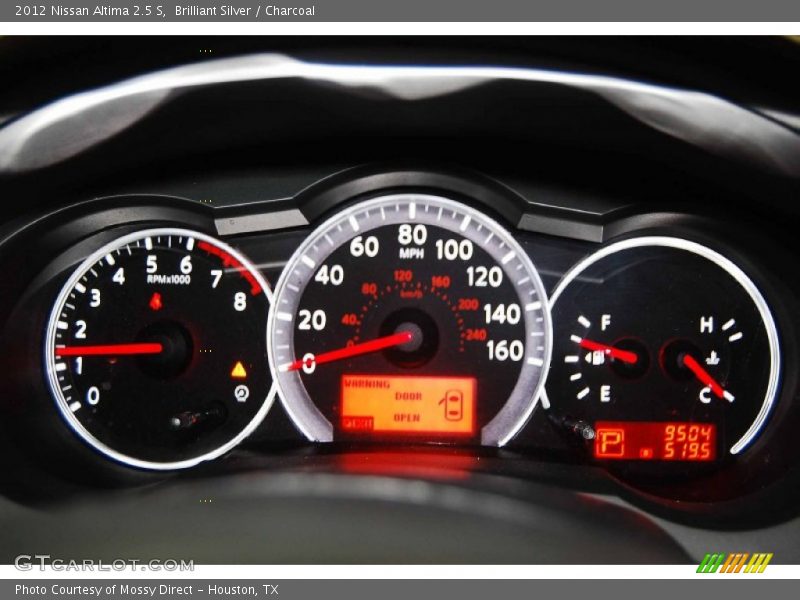 Brilliant Silver / Charcoal 2012 Nissan Altima 2.5 S