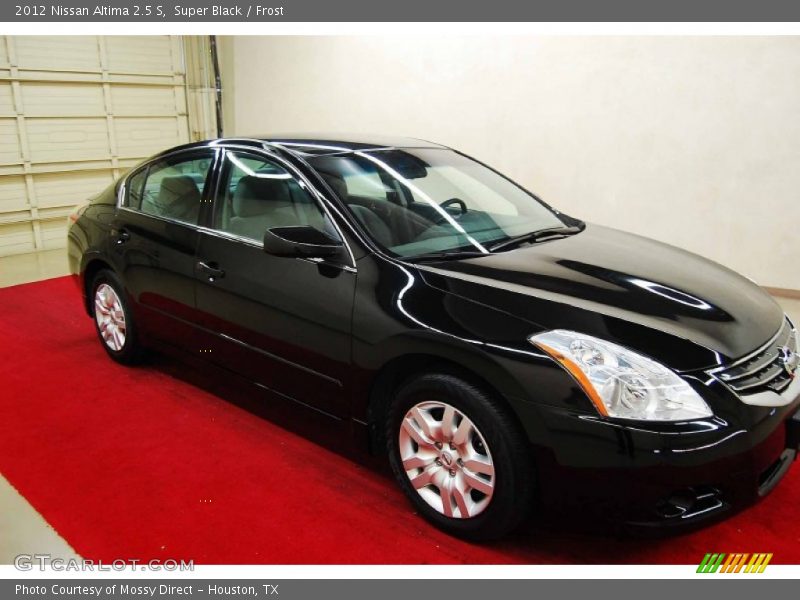Super Black / Frost 2012 Nissan Altima 2.5 S