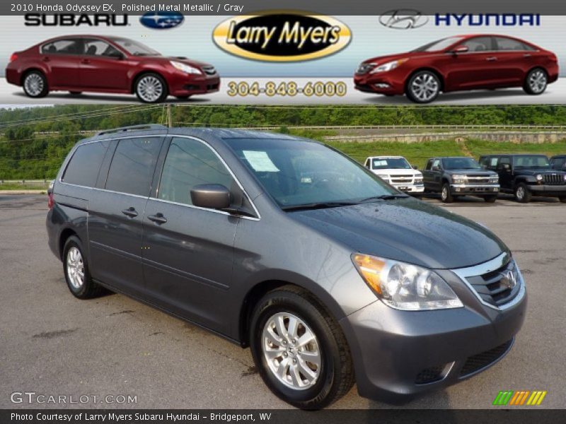 Polished Metal Metallic / Gray 2010 Honda Odyssey EX