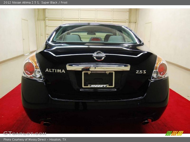 Super Black / Frost 2012 Nissan Altima 2.5 S