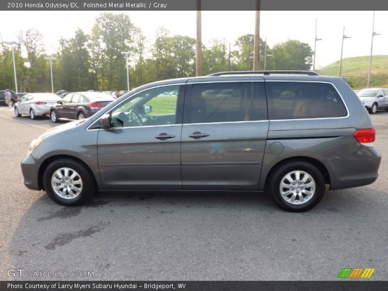 Polished Metal Metallic / Gray 2010 Honda Odyssey EX