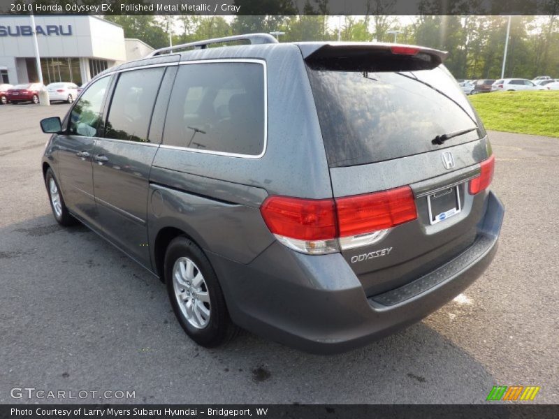 Polished Metal Metallic / Gray 2010 Honda Odyssey EX