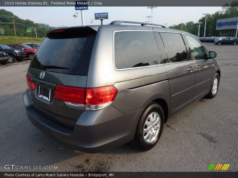 Polished Metal Metallic / Gray 2010 Honda Odyssey EX