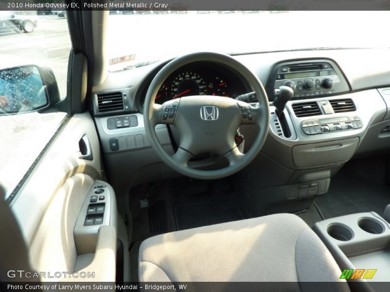 Polished Metal Metallic / Gray 2010 Honda Odyssey EX
