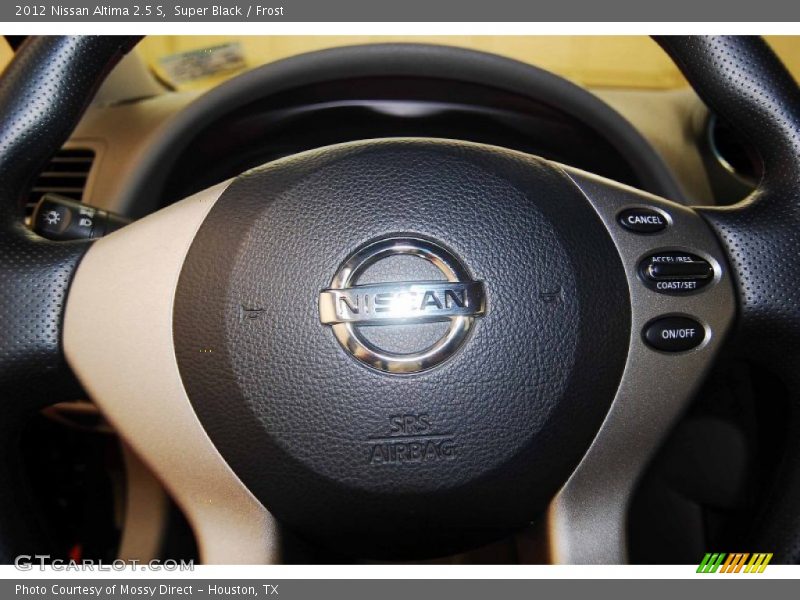 Super Black / Frost 2012 Nissan Altima 2.5 S