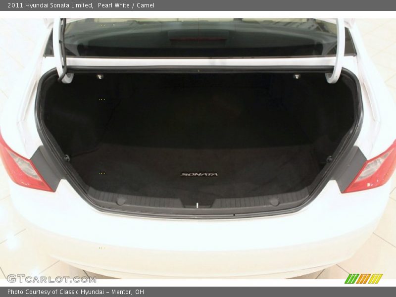 Pearl White / Camel 2011 Hyundai Sonata Limited