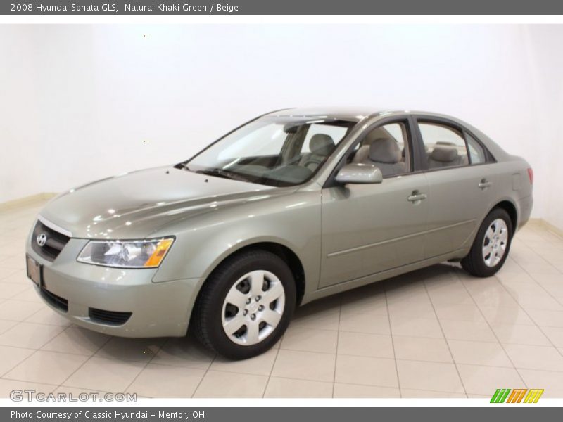 Natural Khaki Green / Beige 2008 Hyundai Sonata GLS