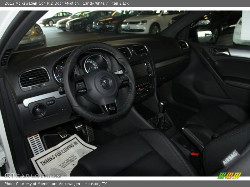 Candy White / Titan Black 2013 Volkswagen Golf R 2 Door 4Motion
