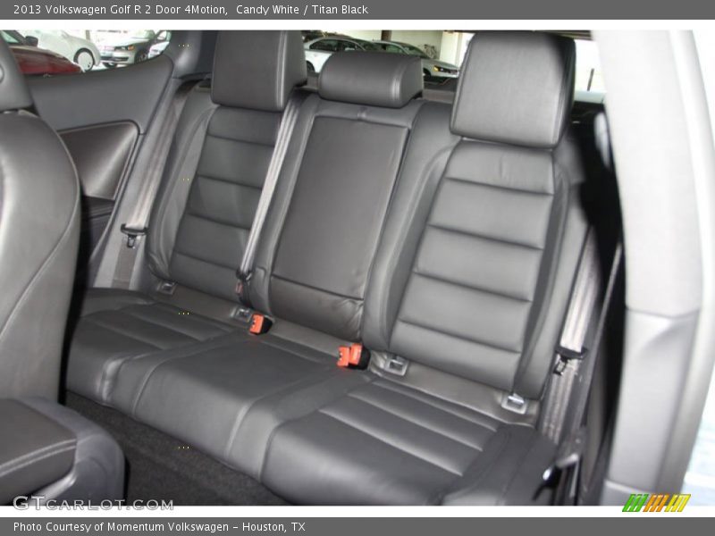 Rear Seat of 2013 Golf R 2 Door 4Motion