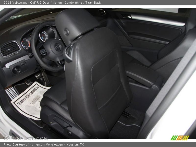 Candy White / Titan Black 2013 Volkswagen Golf R 2 Door 4Motion