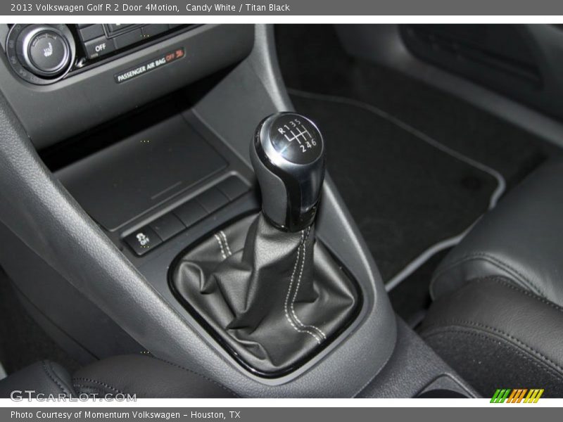  2013 Golf R 2 Door 4Motion 6 Speed Manual Shifter