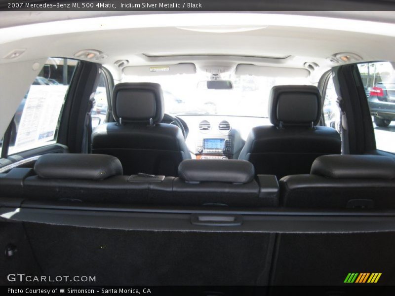 Iridium Silver Metallic / Black 2007 Mercedes-Benz ML 500 4Matic