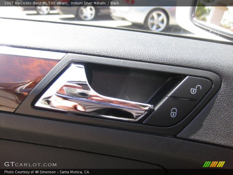 Iridium Silver Metallic / Black 2007 Mercedes-Benz ML 500 4Matic