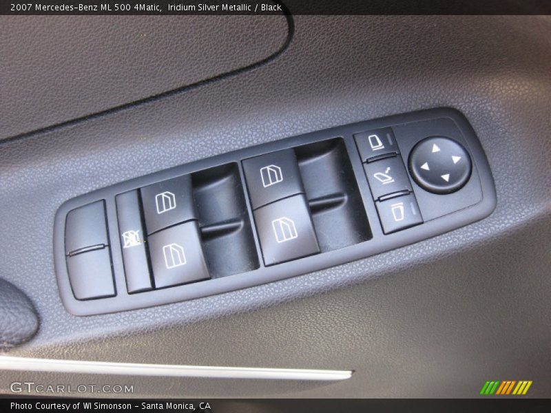 Iridium Silver Metallic / Black 2007 Mercedes-Benz ML 500 4Matic