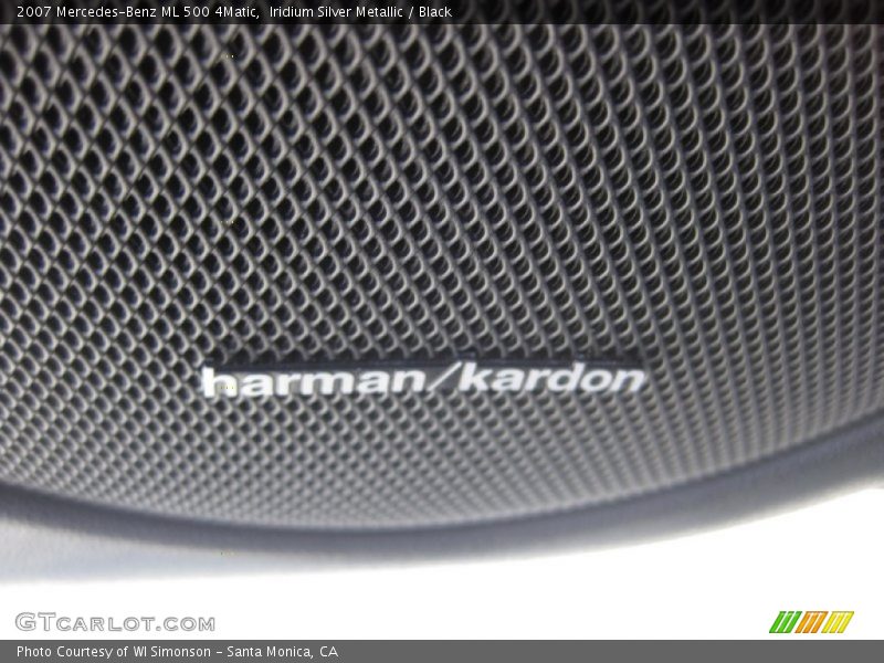 Iridium Silver Metallic / Black 2007 Mercedes-Benz ML 500 4Matic