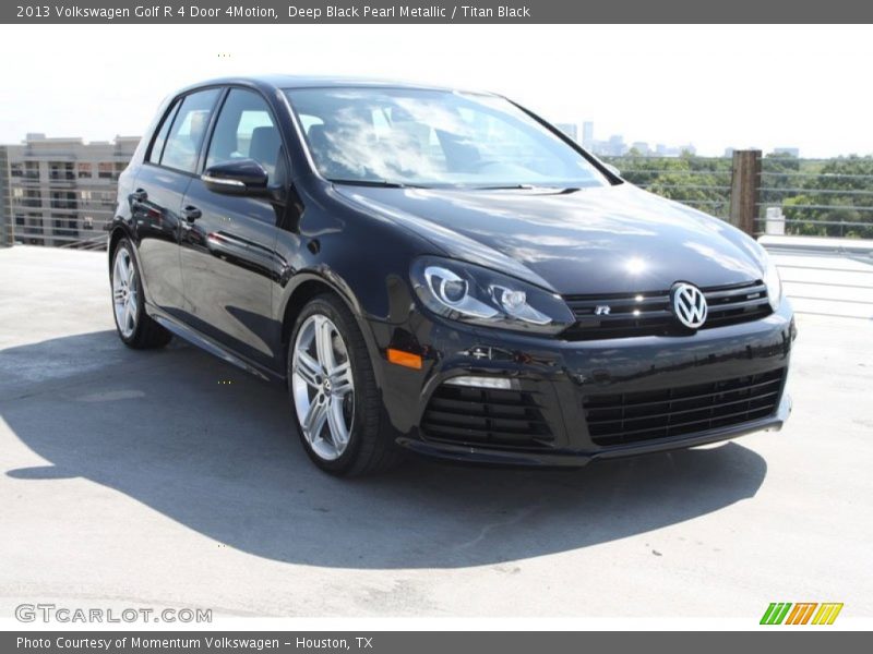 Deep Black Pearl Metallic / Titan Black 2013 Volkswagen Golf R 4 Door 4Motion