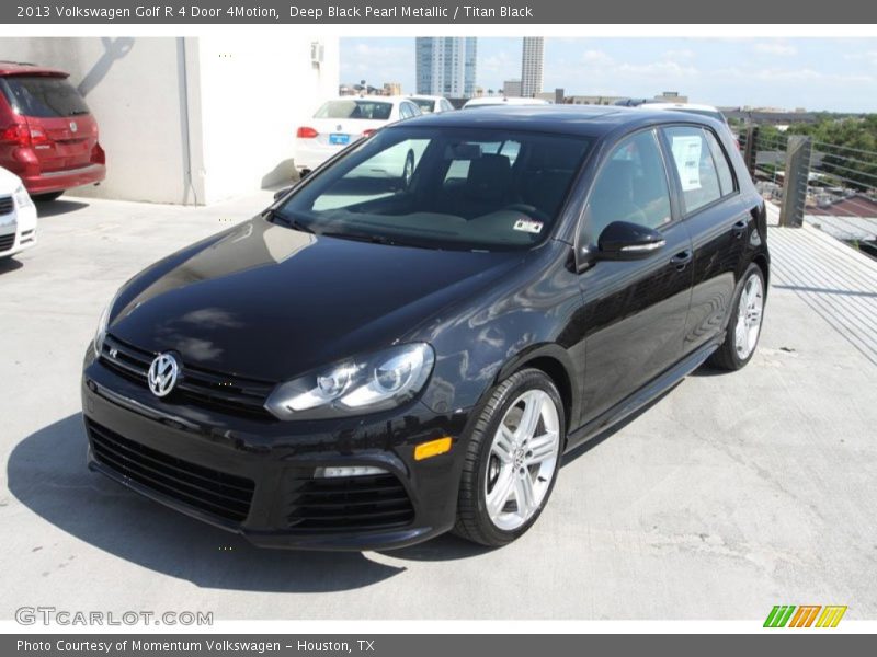 Deep Black Pearl Metallic / Titan Black 2013 Volkswagen Golf R 4 Door 4Motion