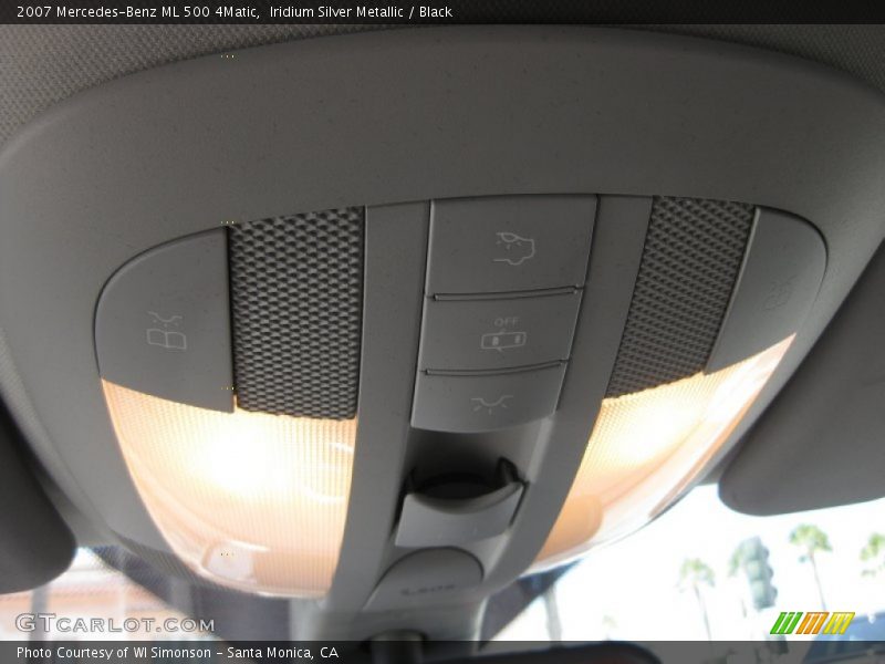 Iridium Silver Metallic / Black 2007 Mercedes-Benz ML 500 4Matic