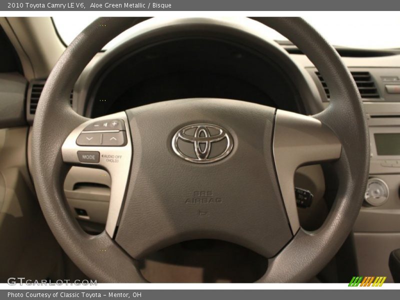 Aloe Green Metallic / Bisque 2010 Toyota Camry LE V6