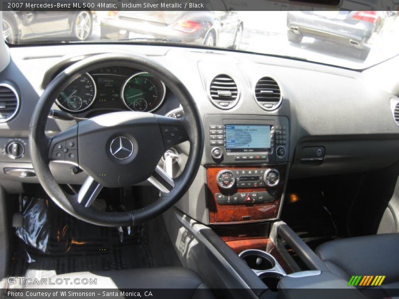 Iridium Silver Metallic / Black 2007 Mercedes-Benz ML 500 4Matic