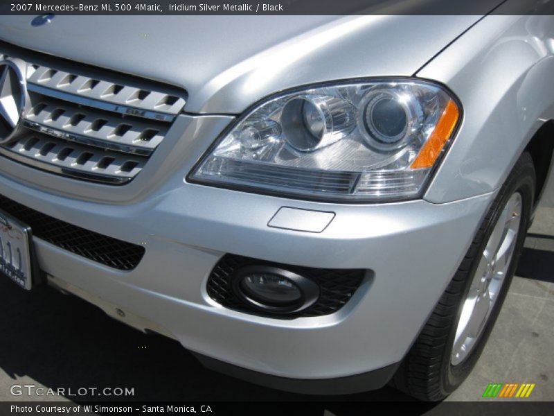 Iridium Silver Metallic / Black 2007 Mercedes-Benz ML 500 4Matic