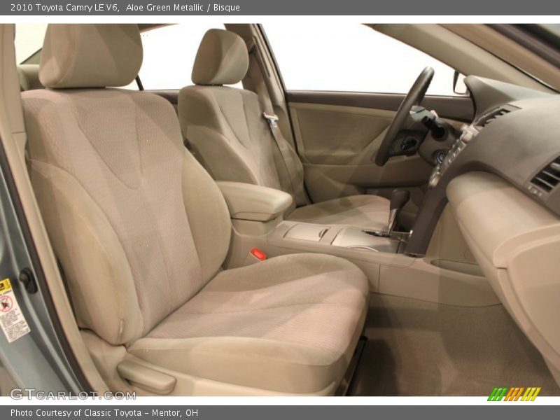 Aloe Green Metallic / Bisque 2010 Toyota Camry LE V6