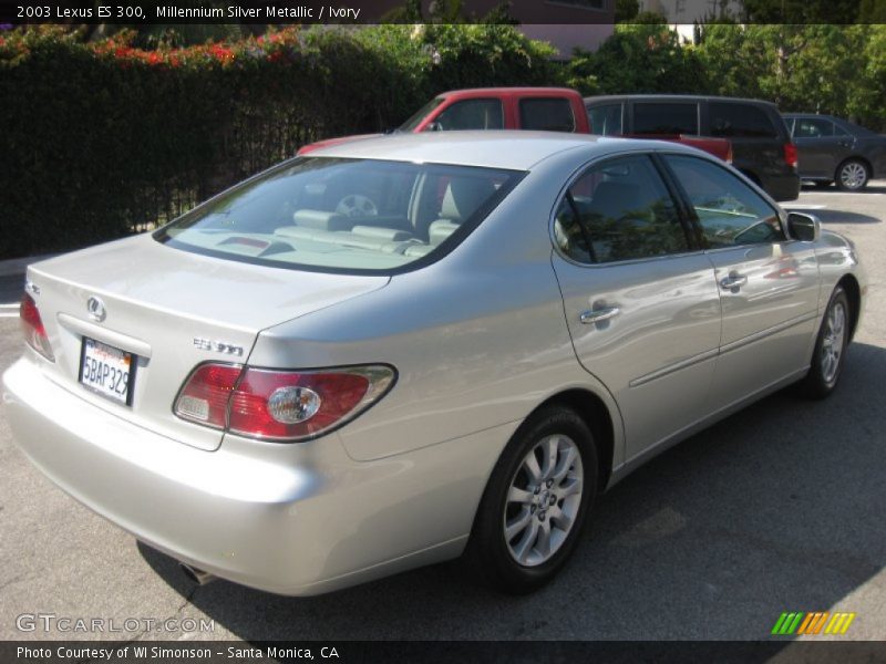 Millennium Silver Metallic / Ivory 2003 Lexus ES 300