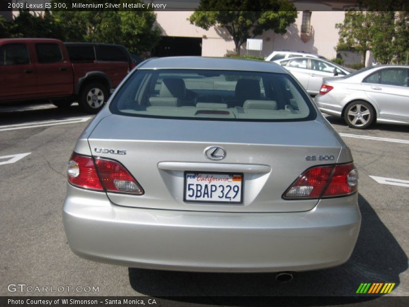 Millennium Silver Metallic / Ivory 2003 Lexus ES 300
