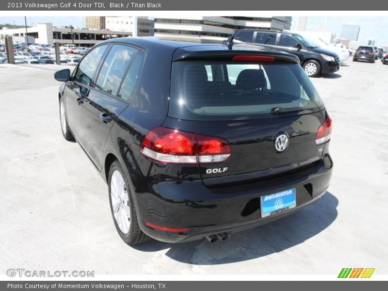 Black / Titan Black 2013 Volkswagen Golf 4 Door TDI