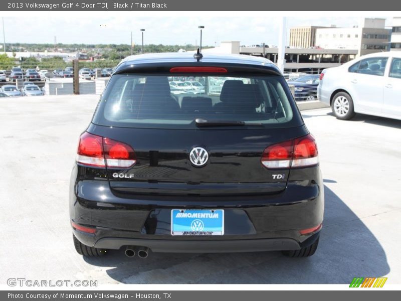Black / Titan Black 2013 Volkswagen Golf 4 Door TDI