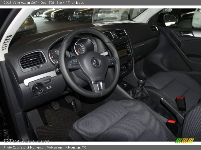 Black / Titan Black 2013 Volkswagen Golf 4 Door TDI