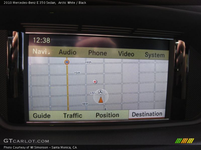 Arctic White / Black 2010 Mercedes-Benz E 350 Sedan