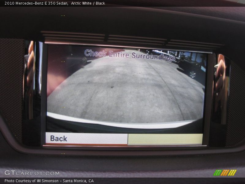 Arctic White / Black 2010 Mercedes-Benz E 350 Sedan