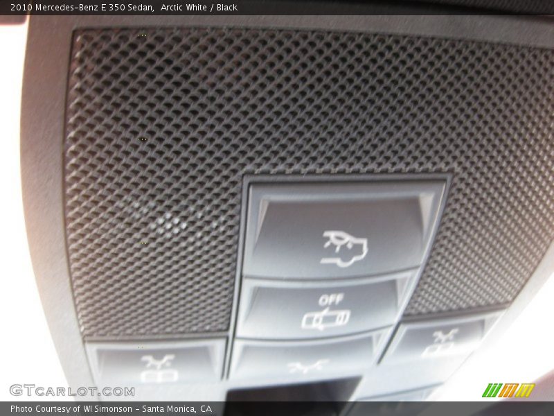 Arctic White / Black 2010 Mercedes-Benz E 350 Sedan
