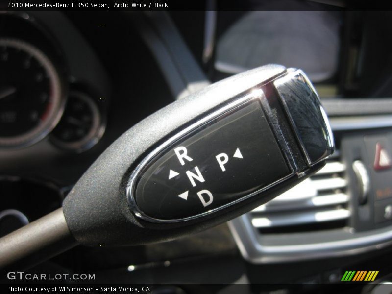 Arctic White / Black 2010 Mercedes-Benz E 350 Sedan