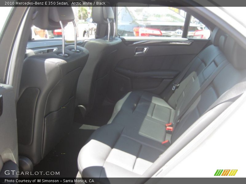 Arctic White / Black 2010 Mercedes-Benz E 350 Sedan