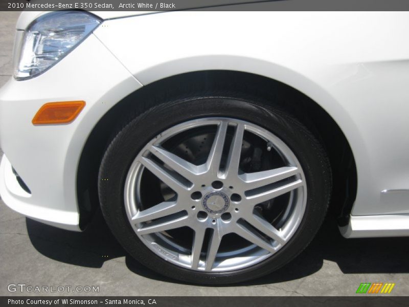 Arctic White / Black 2010 Mercedes-Benz E 350 Sedan