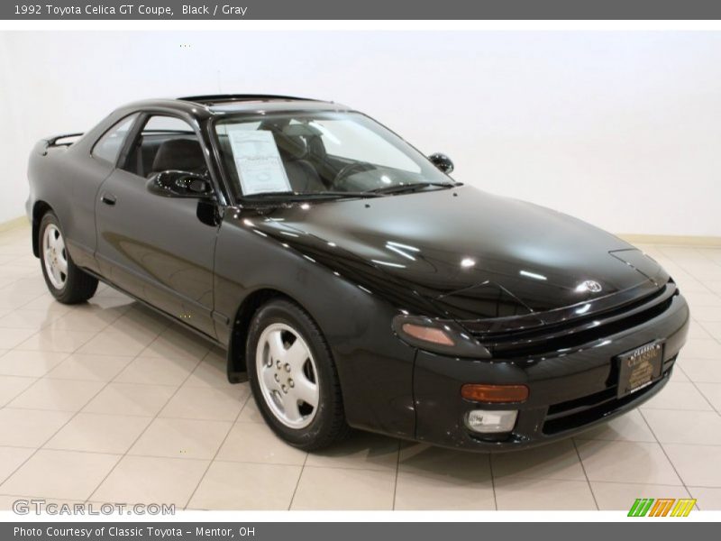Black / Gray 1992 Toyota Celica GT Coupe