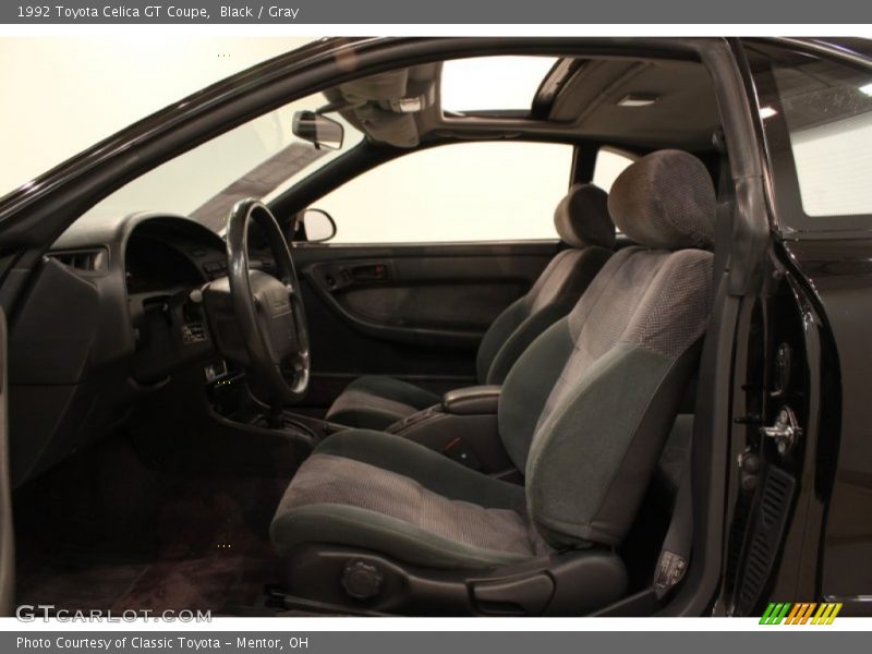 Black / Gray 1992 Toyota Celica GT Coupe