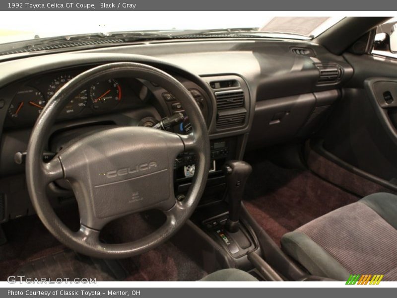 Black / Gray 1992 Toyota Celica GT Coupe